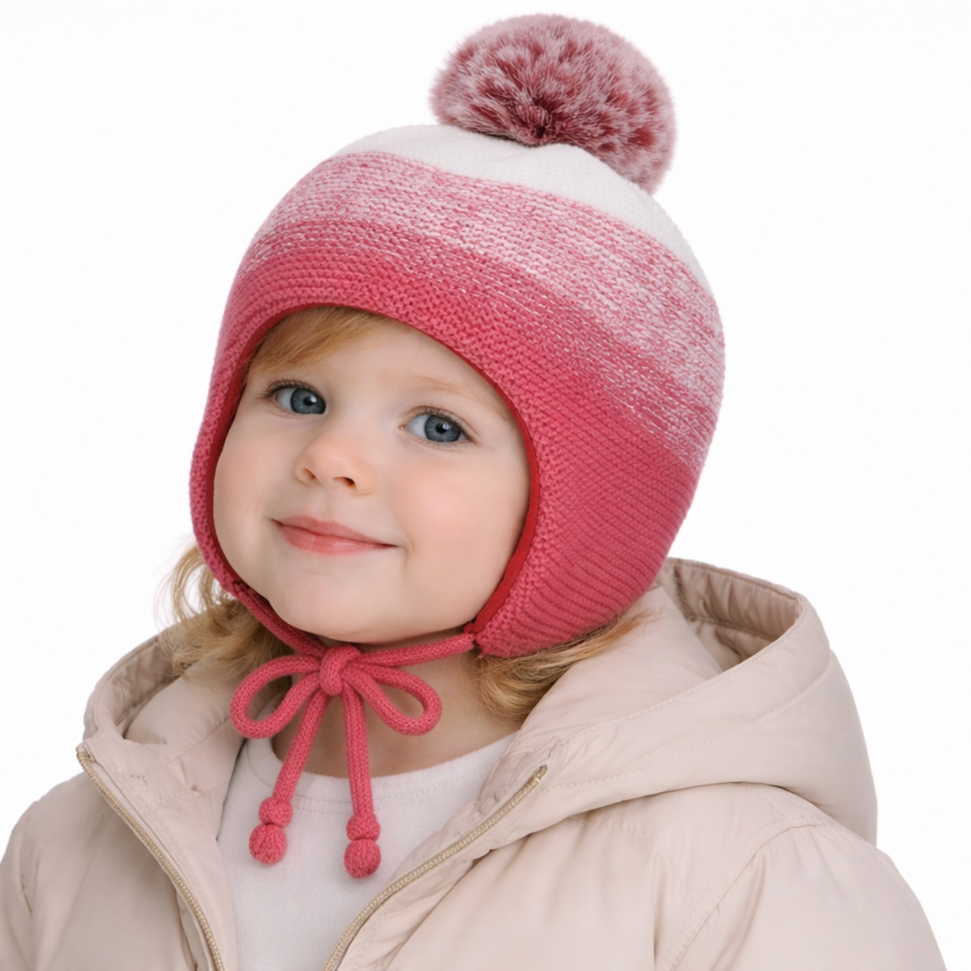 Avenrix baby ombre knited cable cap