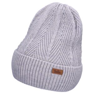 Kelvior kids merino wood herringbone beanie
