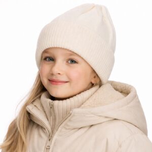 Vireza kids classic merino wool rib beanie