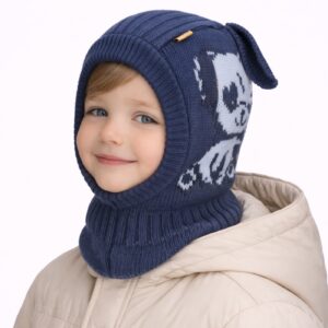 Lennox boy animal knit balaclava with ears