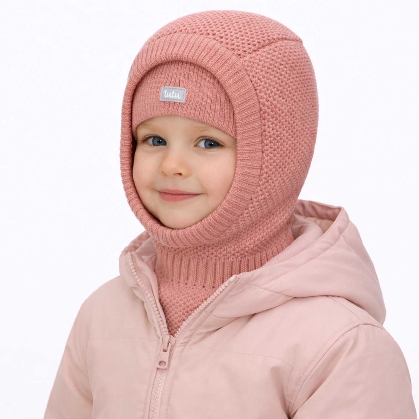 Norielle kids melange merino balaclava face mask
