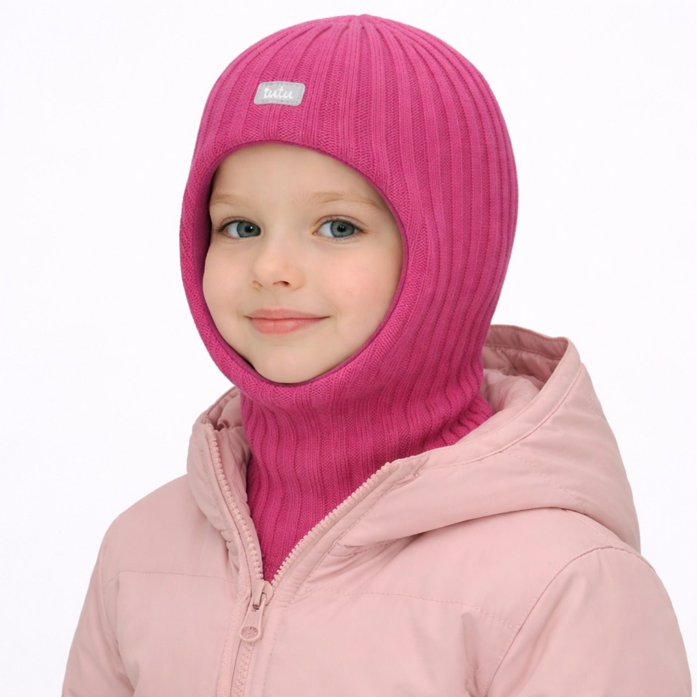 Tarsel kids ribbed knit balaclava face mask