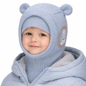 Aristeo boy lion knit balaclava with ears
