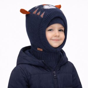 Kylenzo boy animal knit balaclava