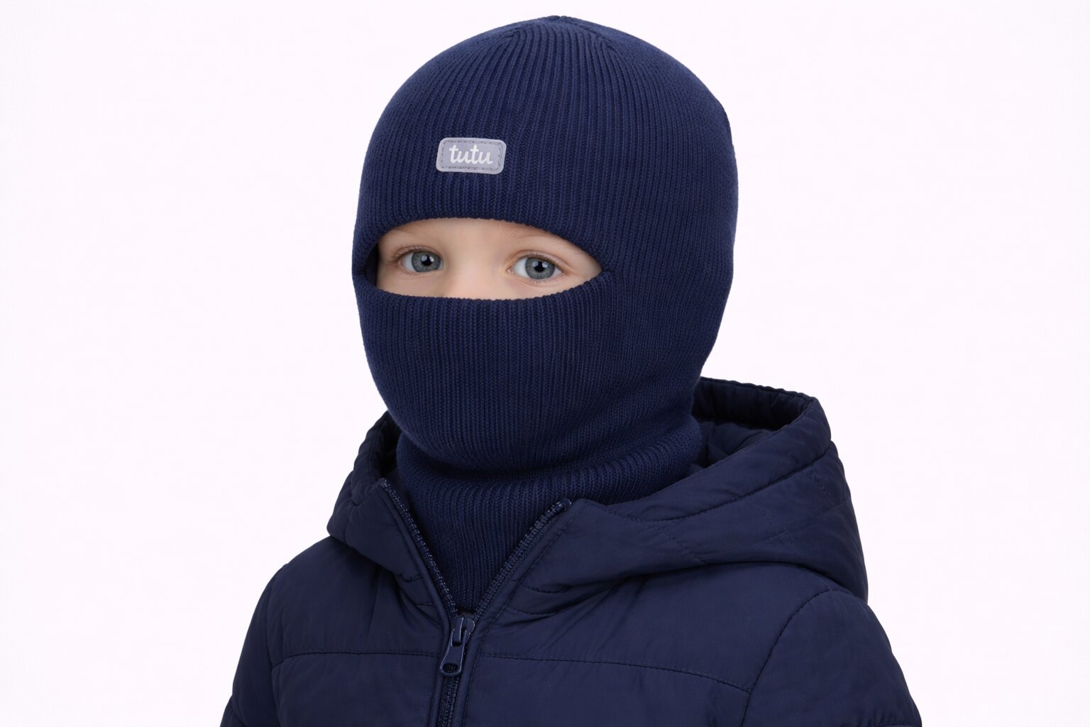 Arlen merino wool ribbed balaclava
